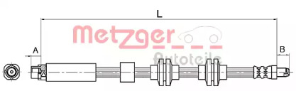 Шлангопровод (METZGER: 4110143)