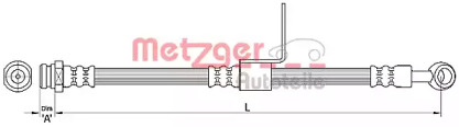 Шлангопровод (METZGER: 4110218)