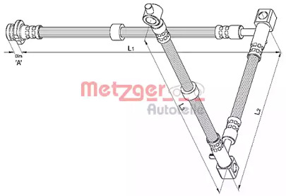 Шлангопровод (METZGER: 4110394)