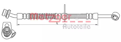 Шлангопровод (METZGER: 4110555)