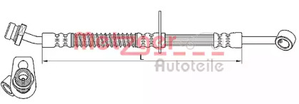 Шлангопровод (METZGER: 4110556)