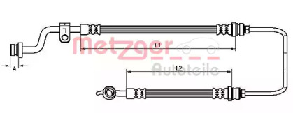 Шлангопровод (METZGER: 4110733)