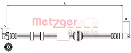 Шлангопровод (METZGER: 4111216)