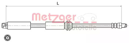 Шлангопровод (METZGER: 4111367)