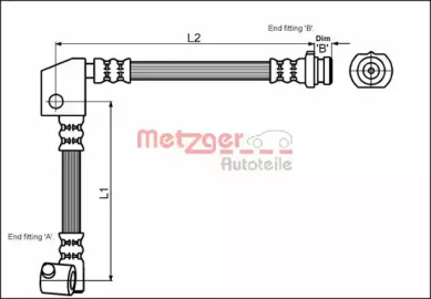 Шлангопровод (METZGER: 4114737)