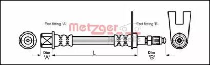 Шлангопровод (METZGER: 4111159)