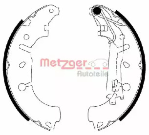 Комлект тормозных накладок (METZGER: MG 201)