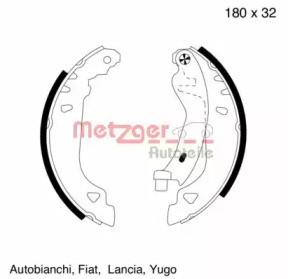 Комлект тормозных накладок (METZGER: MG 457)