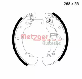 Комлект тормозных накладок (METZGER: MG 548)