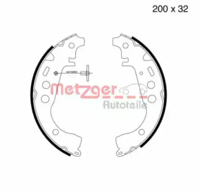 Комлект тормозных накладок (METZGER: MG 723)