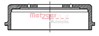 Тормозный барабан (METZGER: BT 219)