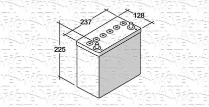 Аккумулятор (MAGNETI MARELLI: 068045030050)