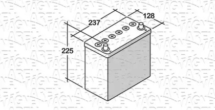 Аккумулятор (MAGNETI MARELLI: 068045030010)