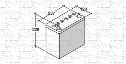 Аккумулятор (MAGNETI MARELLI: 068045030060)