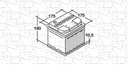 Аккумулятор (MAGNETI MARELLI: 068044039010)