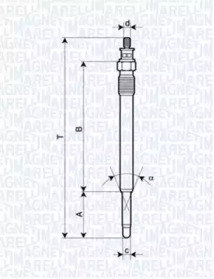 Свеча накаливания (MAGNETI MARELLI: 062900013304)