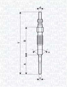 Свеча накаливания (MAGNETI MARELLI: 062900079304)