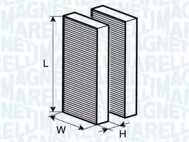 Фильтр (MAGNETI MARELLI: 350203062780)