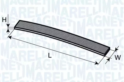 Фильтр (MAGNETI MARELLI: 350203062080)