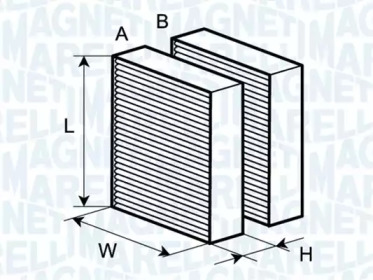 Фильтр (MAGNETI MARELLI: 350203062640)