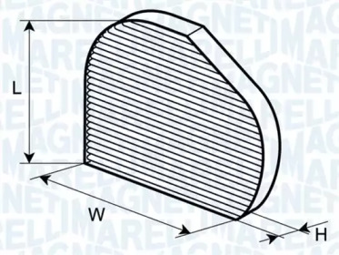 Фильтр (MAGNETI MARELLI: 350203061010)