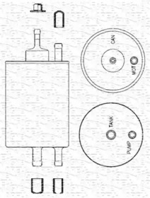 Фильтр (MAGNETI MARELLI: 213908204000)