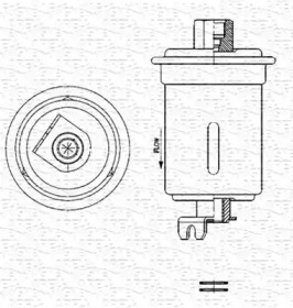 Фильтр (MAGNETI MARELLI: 213908606800)