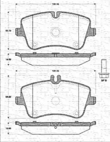 Комплект тормозных колодок (MAGNETI MARELLI: 363702161216)