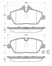 Комплект тормозных колодок (MAGNETI MARELLI: 363702161426)