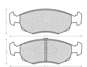 Комплект тормозных колодок (MAGNETI MARELLI: 430216170026)