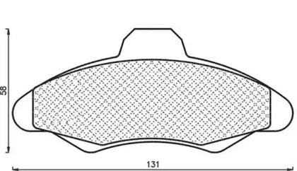 Комплект тормозных колодок (MAGNETI MARELLI: 430216170286)