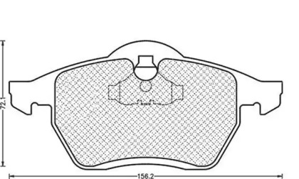 Комплект тормозных колодок (MAGNETI MARELLI: 430216170336)