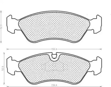 Комплект тормозных колодок (MAGNETI MARELLI: 430216170397)