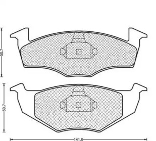 Комплект тормозных колодок (MAGNETI MARELLI: 430216170408)