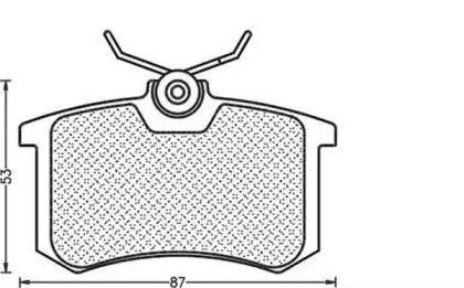 Комплект тормозных колодок (MAGNETI MARELLI: 430216170433)