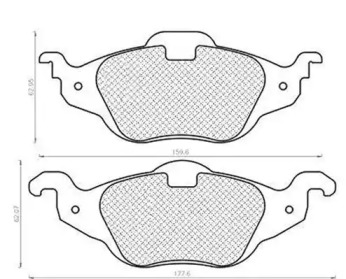 Комплект тормозных колодок (MAGNETI MARELLI: 430216171047)