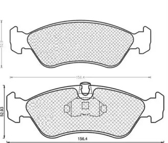 Комплект тормозных колодок (MAGNETI MARELLI: 430216171070)