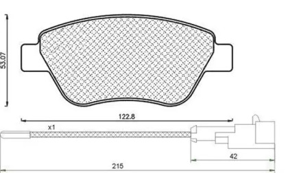 Комплект тормозных колодок (MAGNETI MARELLI: 430216171160)