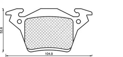 Комплект тормозных колодок (MAGNETI MARELLI: 430216171263)