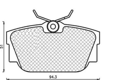 Комплект тормозных колодок (MAGNETI MARELLI: 430216171266)