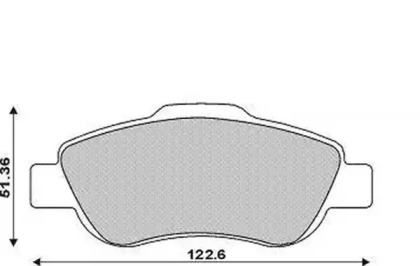 Комплект тормозных колодок (MAGNETI MARELLI: 430216171409)