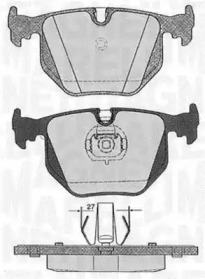 Комплект тормозных колодок (MAGNETI MARELLI: 363916060152)