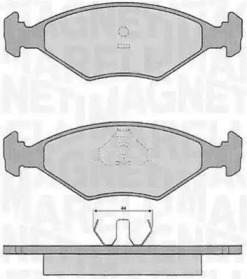 Комплект тормозных колодок (MAGNETI MARELLI: 363916060229)