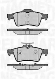 Комплект тормозных колодок (MAGNETI MARELLI: 363916060243)
