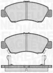Комплект тормозных колодок (MAGNETI MARELLI: 363916060276)