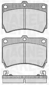 Комплект тормозных колодок (MAGNETI MARELLI: 363916060286)