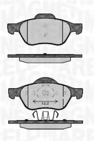 Комплект тормозных колодок (MAGNETI MARELLI: 363916060384)