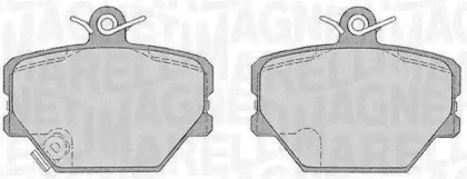Комплект тормозных колодок (MAGNETI MARELLI: 363916060398)