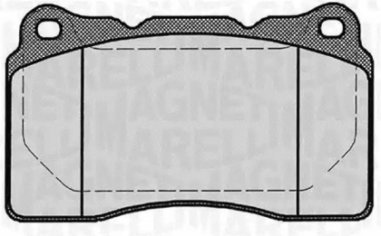 Комплект тормозных колодок (MAGNETI MARELLI: 363916060499)