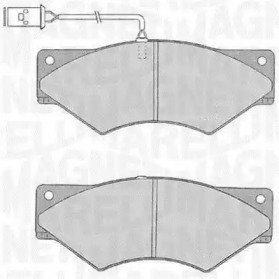 Комплект тормозных колодок (MAGNETI MARELLI: 363916060547)